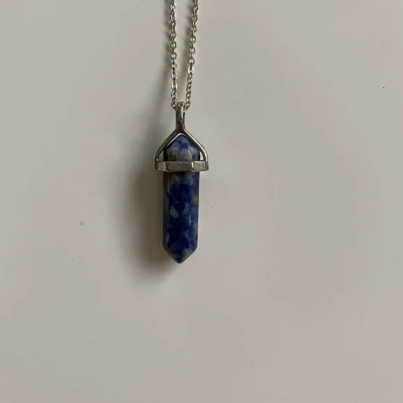 Blue stone necklace - Picture 2 of 3